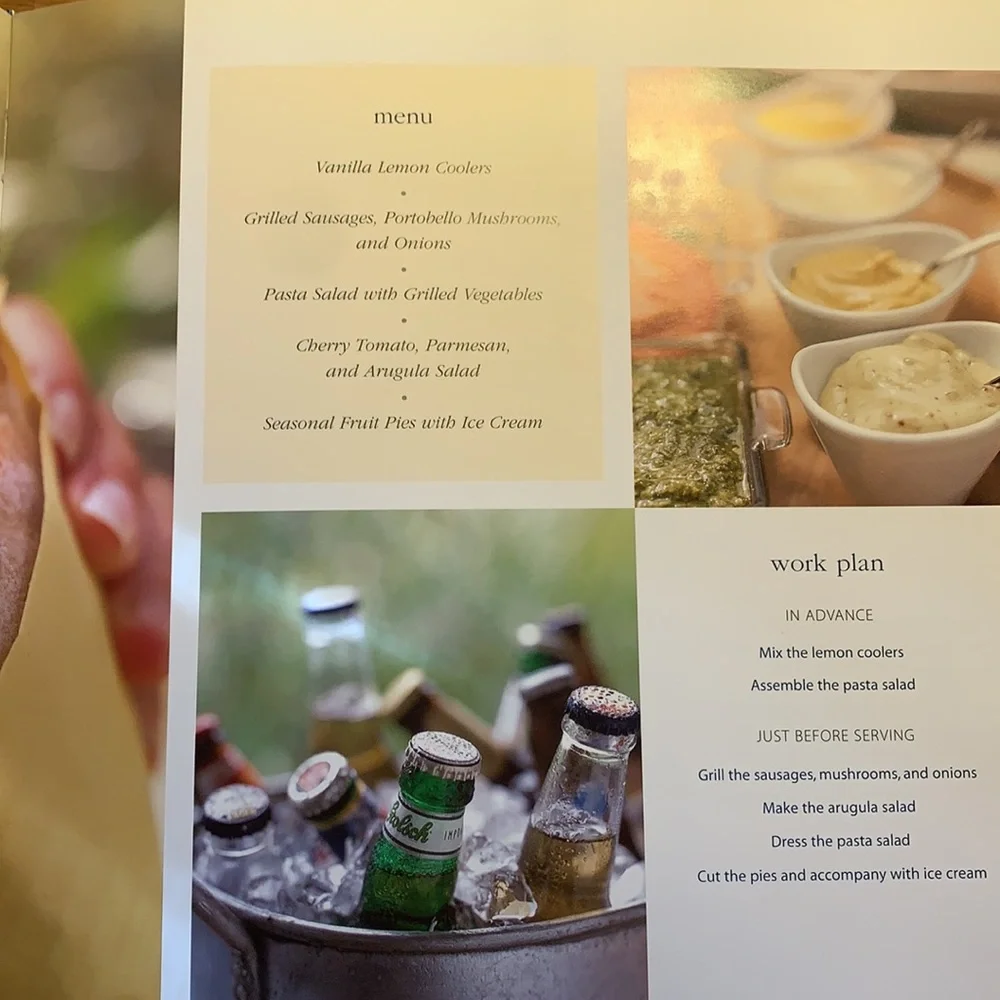Williams Sonoma Easy Entertainment cook/planning